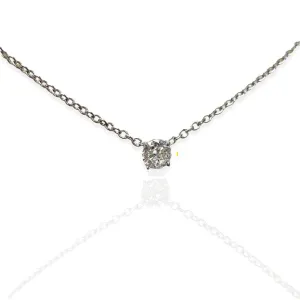 0.35 CT LAB DIAMOND SOLITAIRE PENDANT