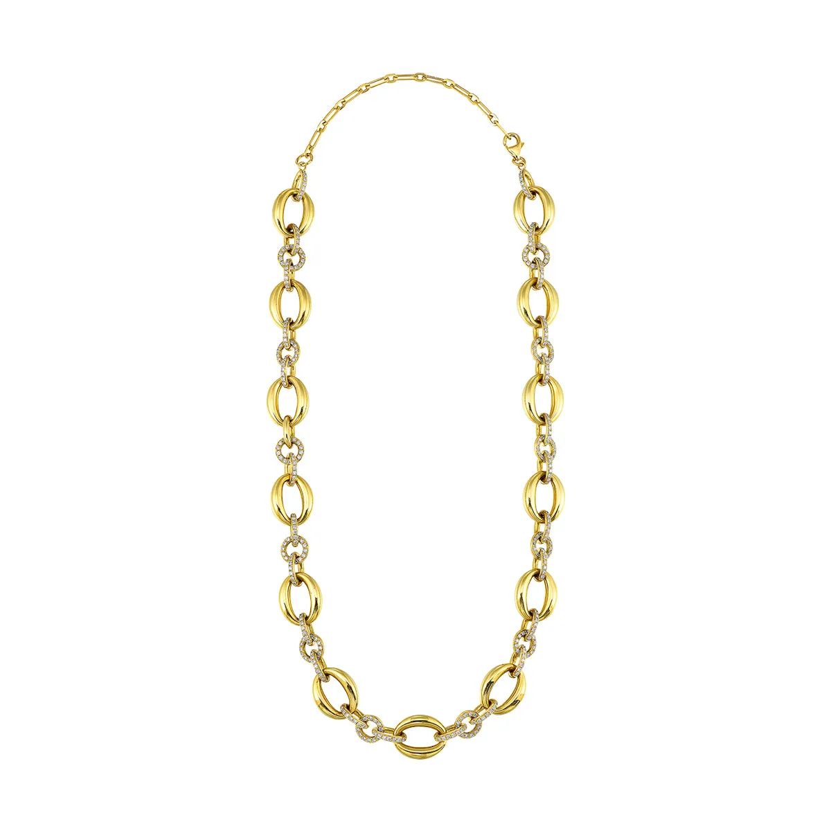 14Kt Yellow Gold Diamond 2 1/2Ctw Necklace