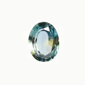 1.98ct Teal Oval Sapphire