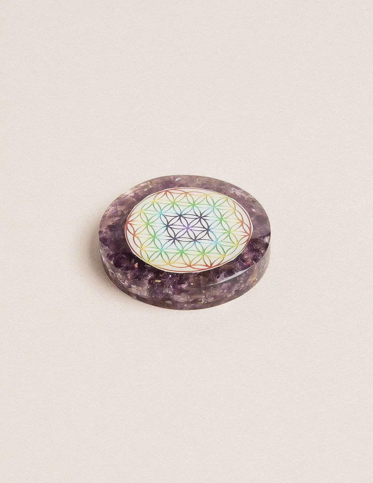 Amethyst Orgone Disc