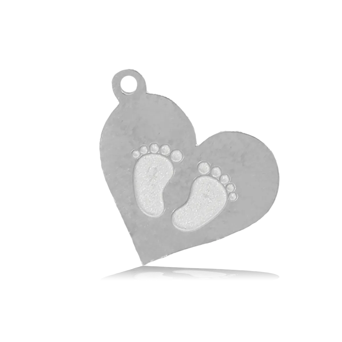 Baby Feet Charm with Green Yellow Jade Charity Bracelet