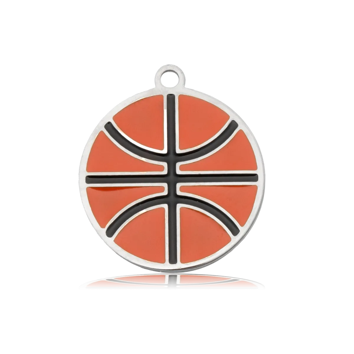 Basketball Charm with Green Yellow Jade Charity Bracelet
