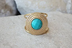 Blue Crystal ring