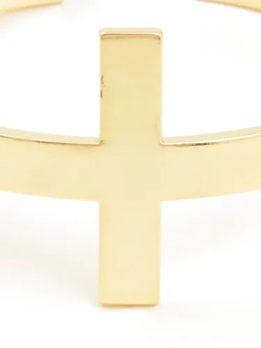 Cross Metal Cuff Bracelet