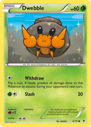 Dwebble (6/101) [Black & White: Noble Victories]