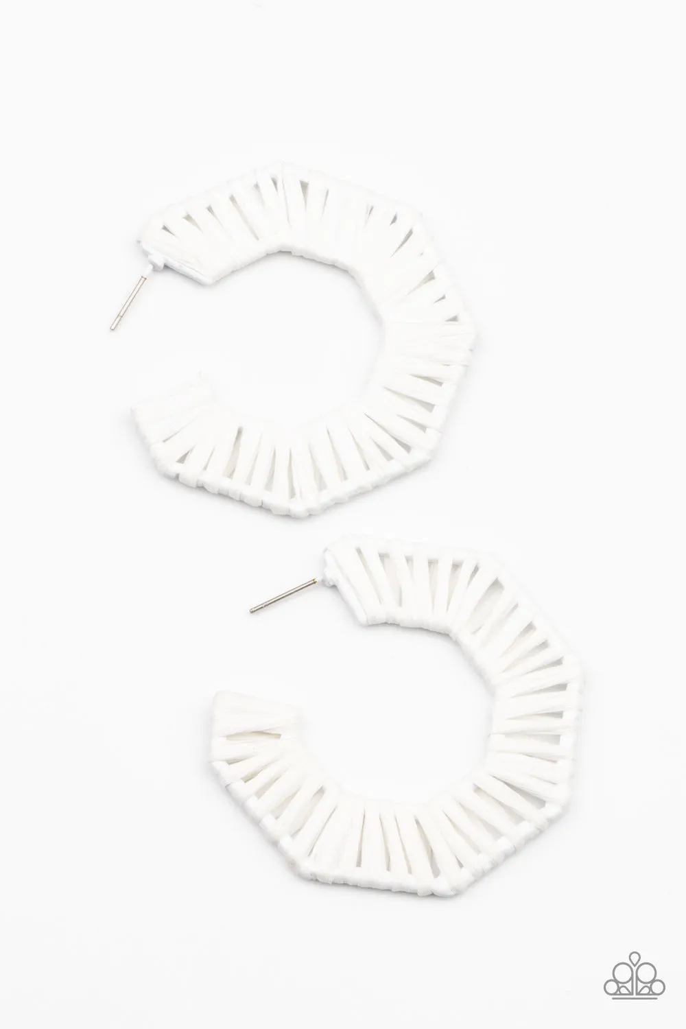 Earrings Fabulously Fiesta - White E214