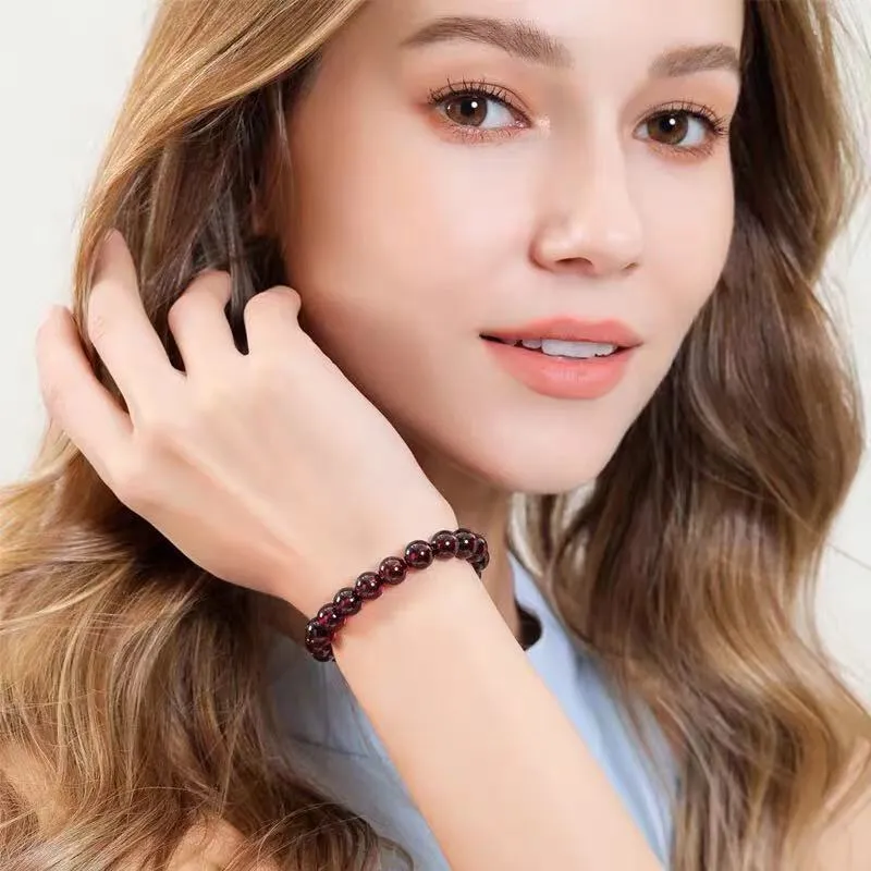 Genuine PREMIUM Natural Red Garnet Bracelet