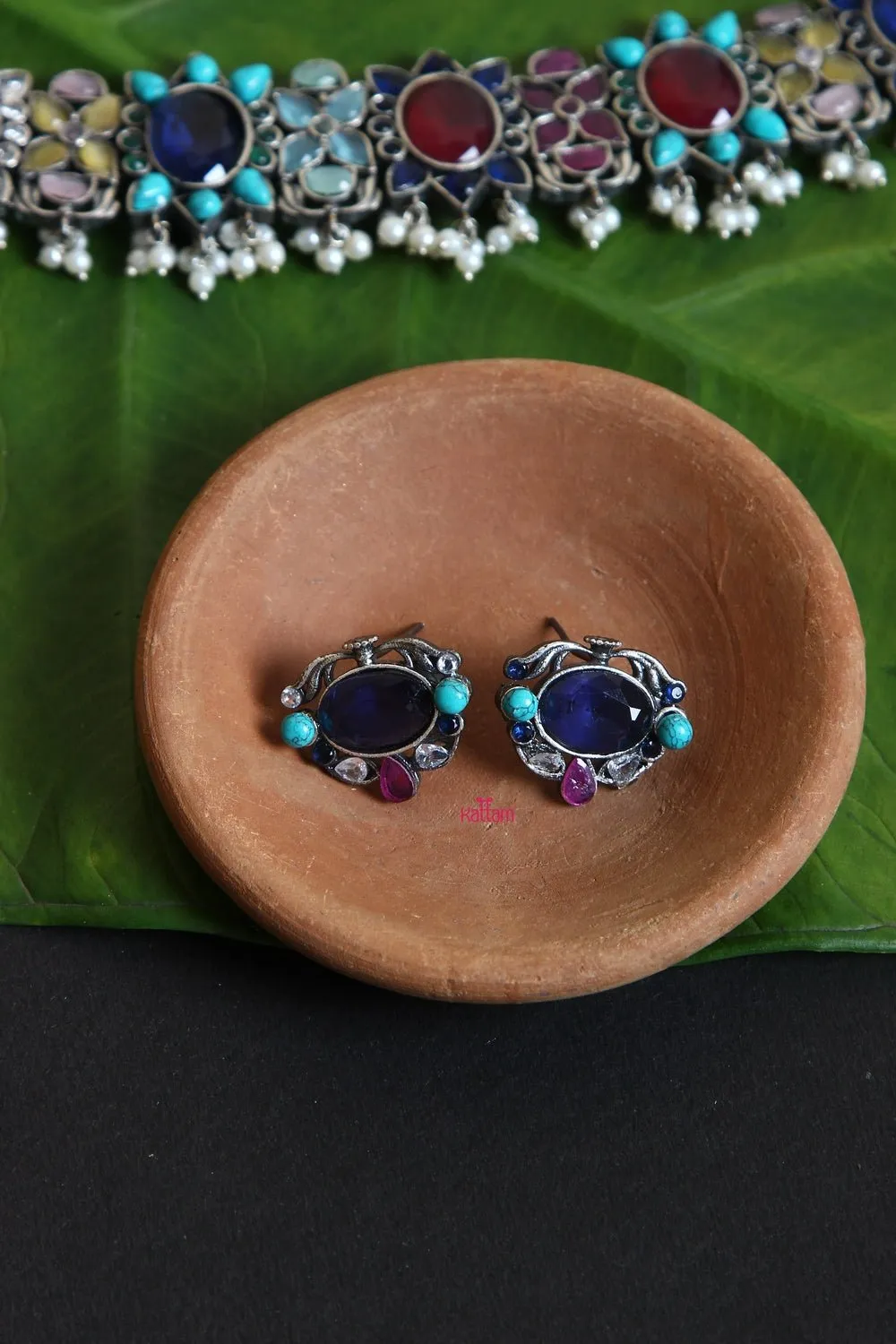 Grand Stone Silver lookalike Choker