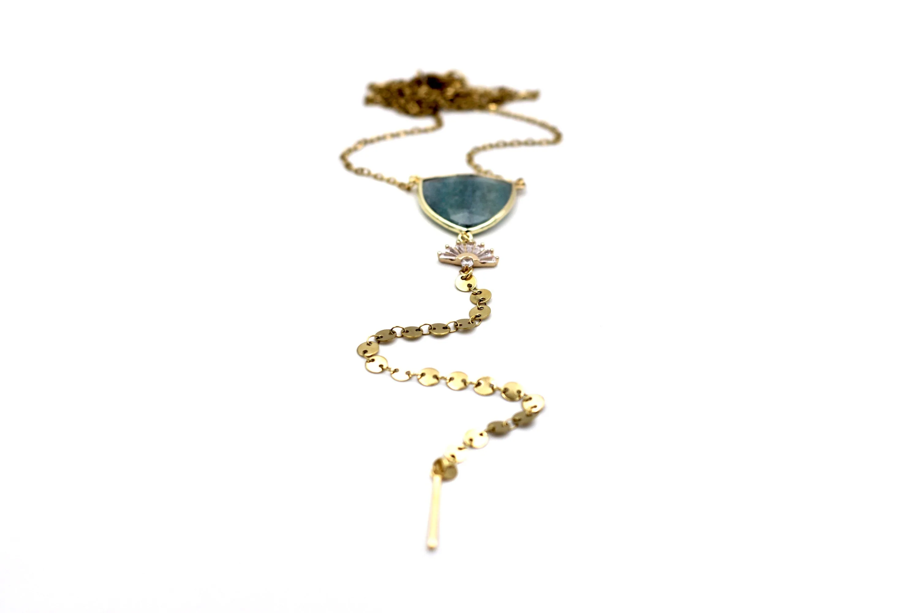 Green Quartz Necklace