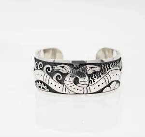 Hopi Water and Fire Snake Cuff