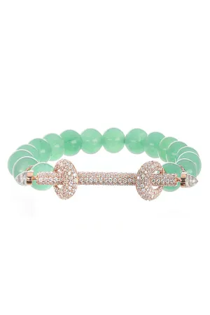 Jade Pave Chakra Bracelet