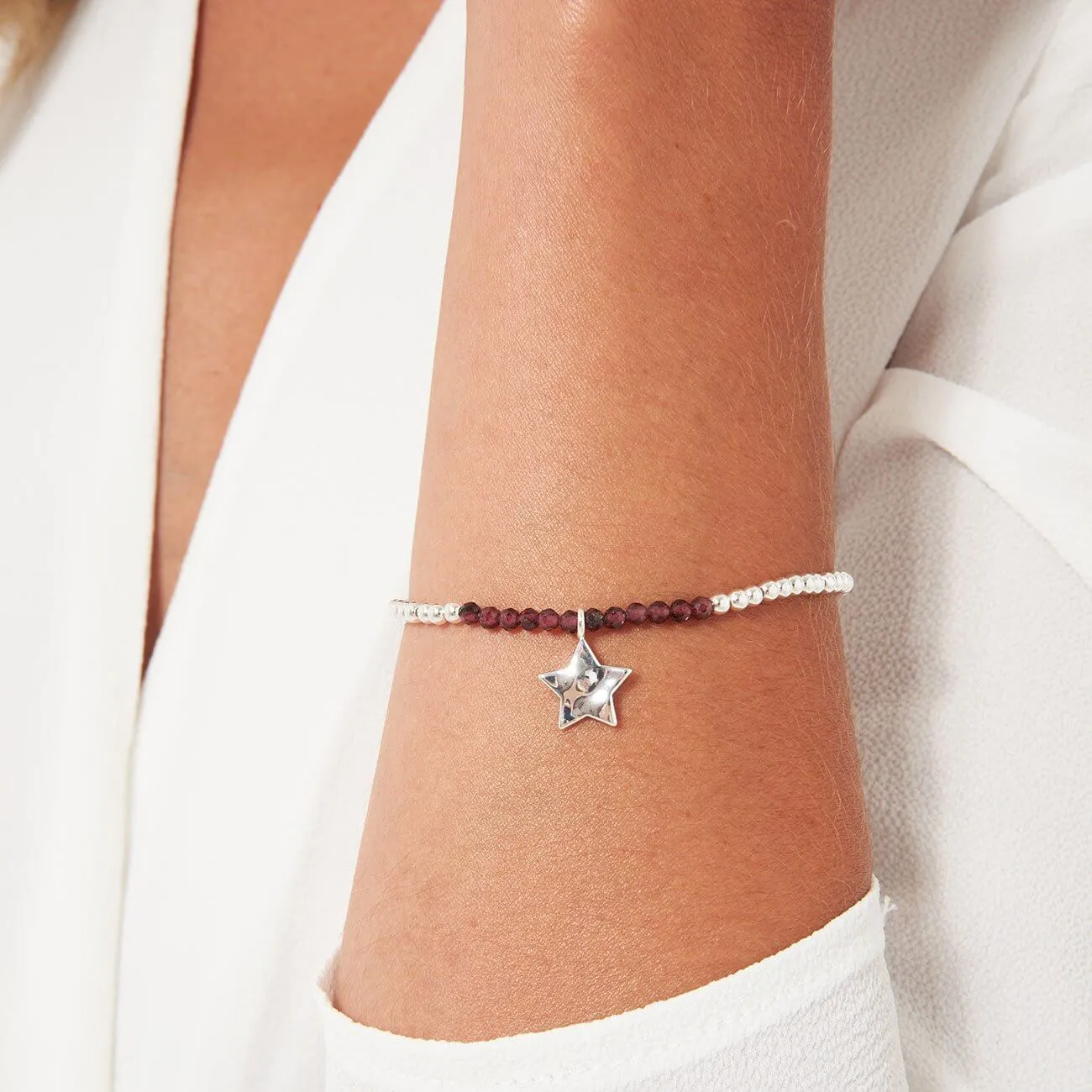 Joma Birthstone Bracelet - January
