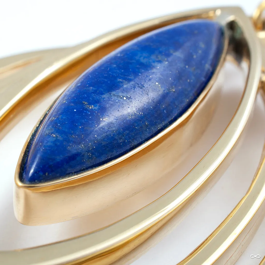 Lapis Reina with Brass Coils from Diablo Organics