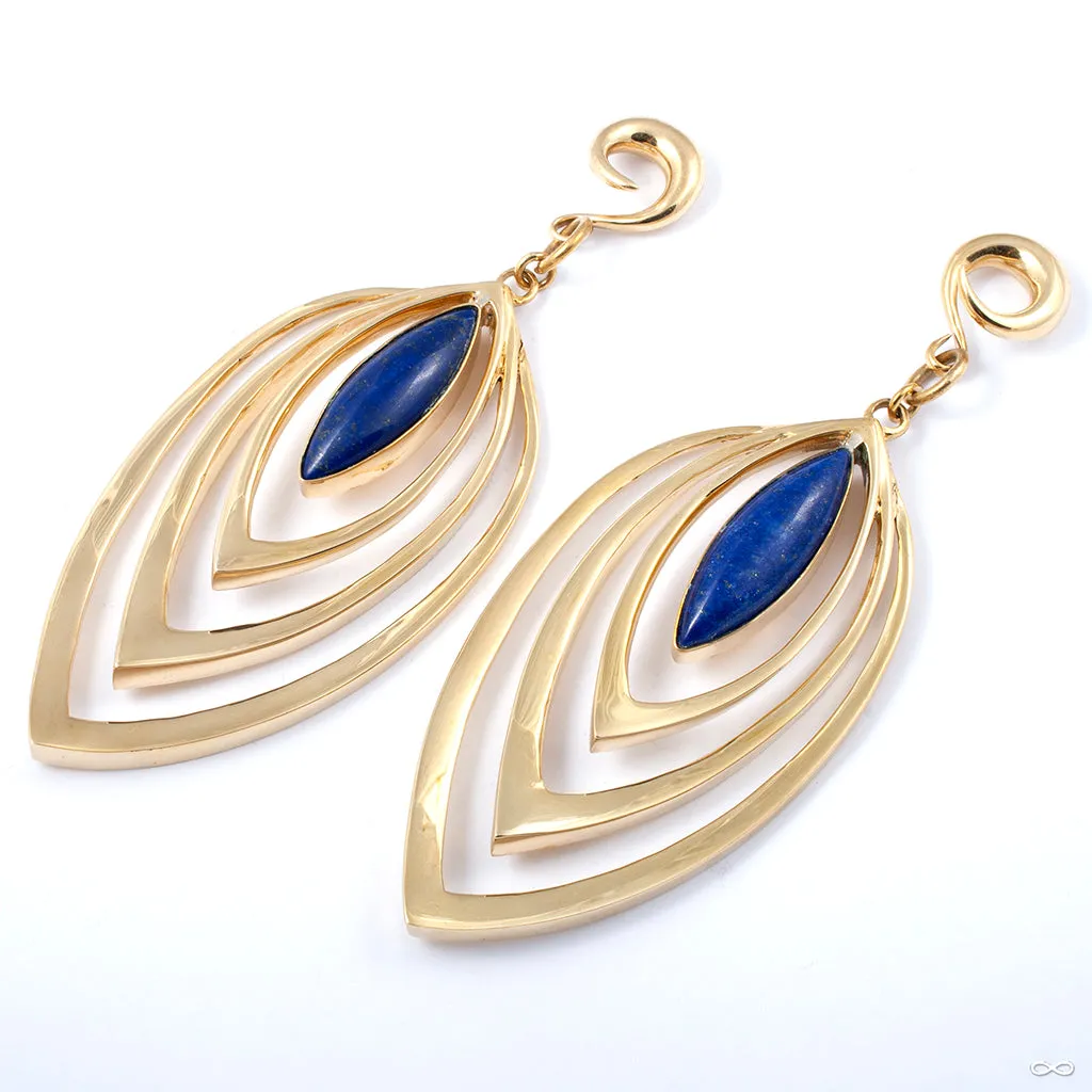 Lapis Reina with Brass Coils from Diablo Organics