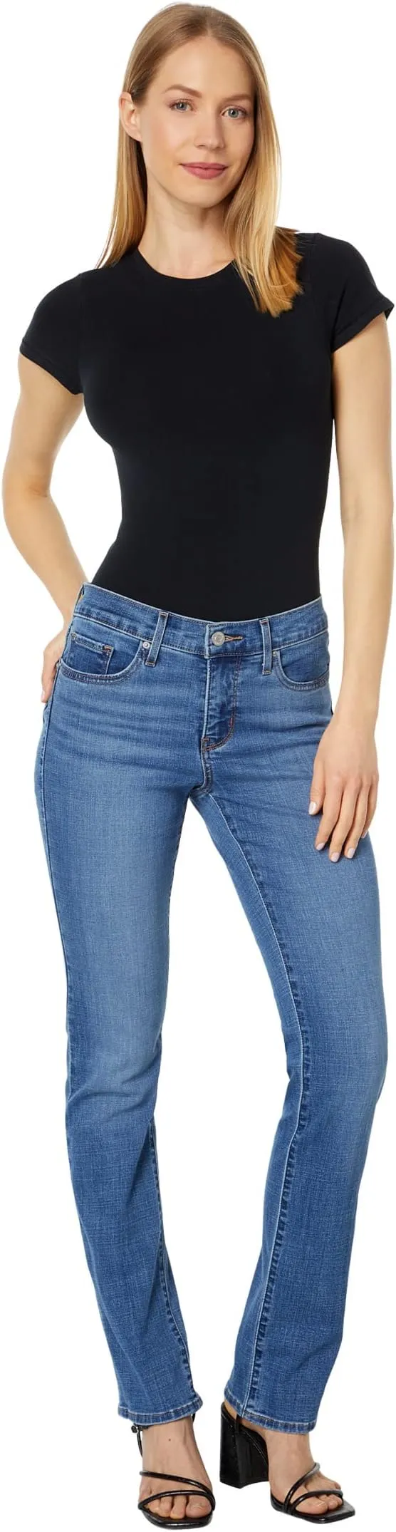 Levi's 314 Shaping Straight Jeans in Lapis Bare