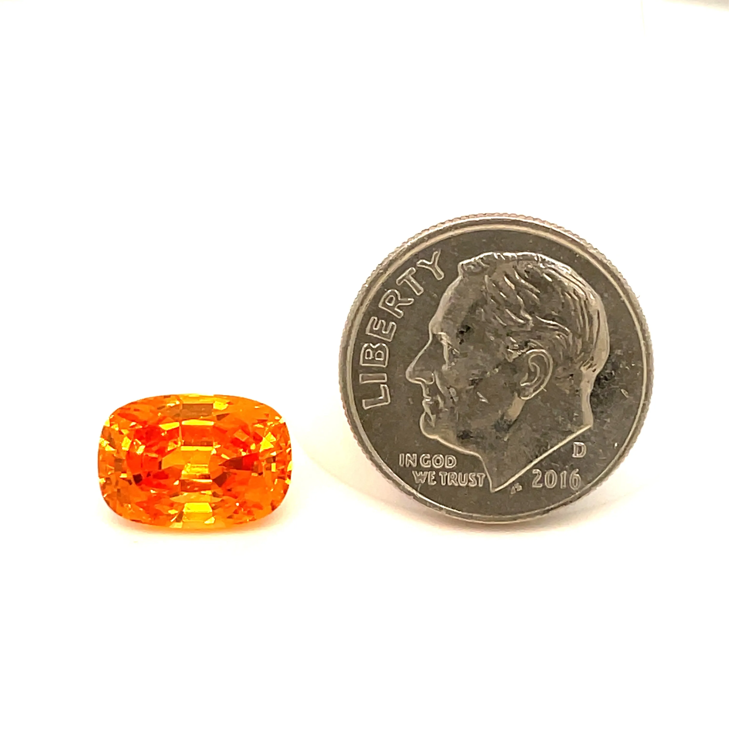 Loose Spessartite Mandarin Garnet, 4.97 Carats, Gemstone for Ring or Pendant