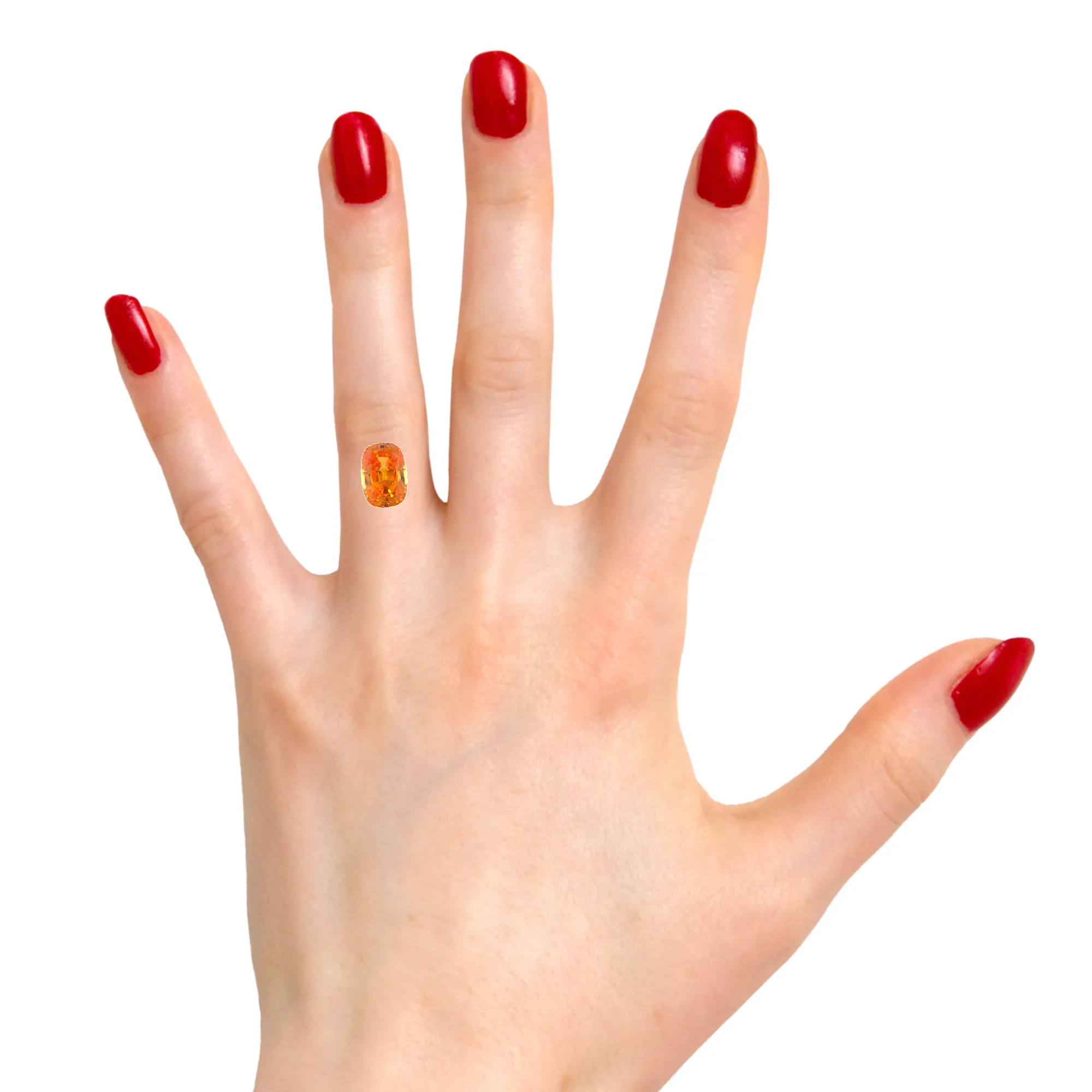 Loose Spessartite Mandarin Garnet, 4.97 Carats, Gemstone for Ring or Pendant