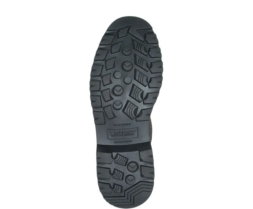 MEN'S FLOORHAND WATERPROOF STEEL-TOE 6" WORK BOOT- BLACK- W10694