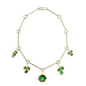 Mixed Emerald Necklace