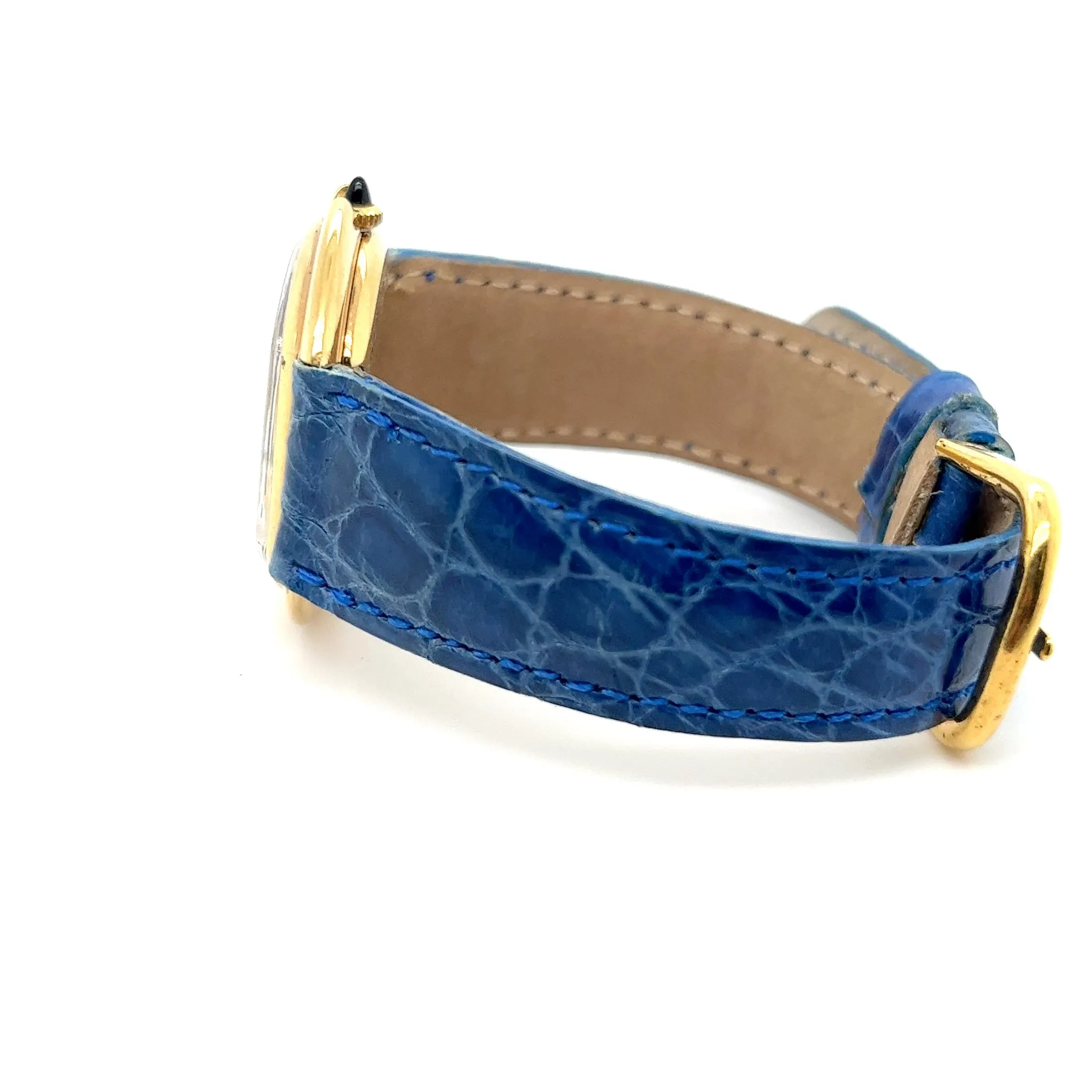 One-of-A-Kind Lapis Dial Glenn Bradford Ellipse Watch