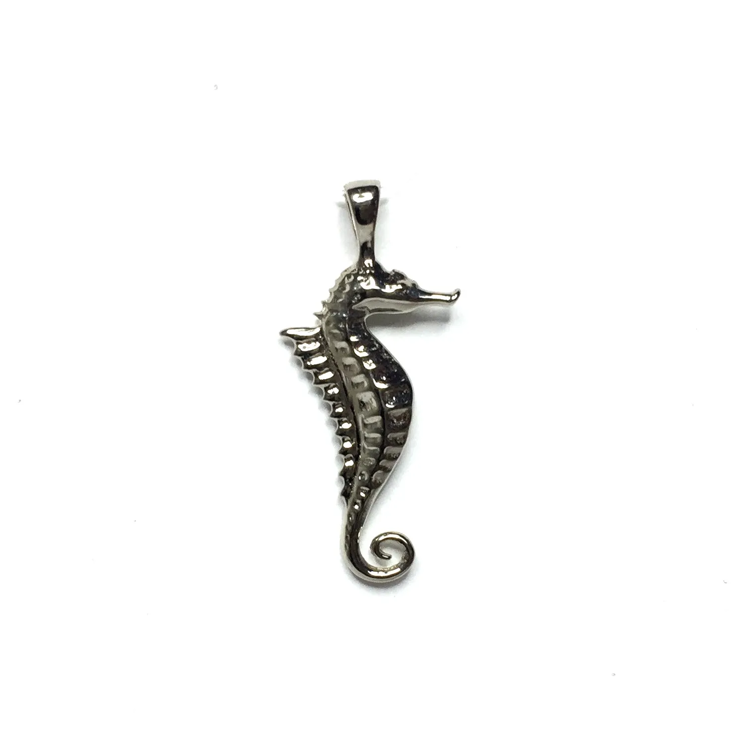 Opal Pendant Inlaid Realistic Design Sea Horse