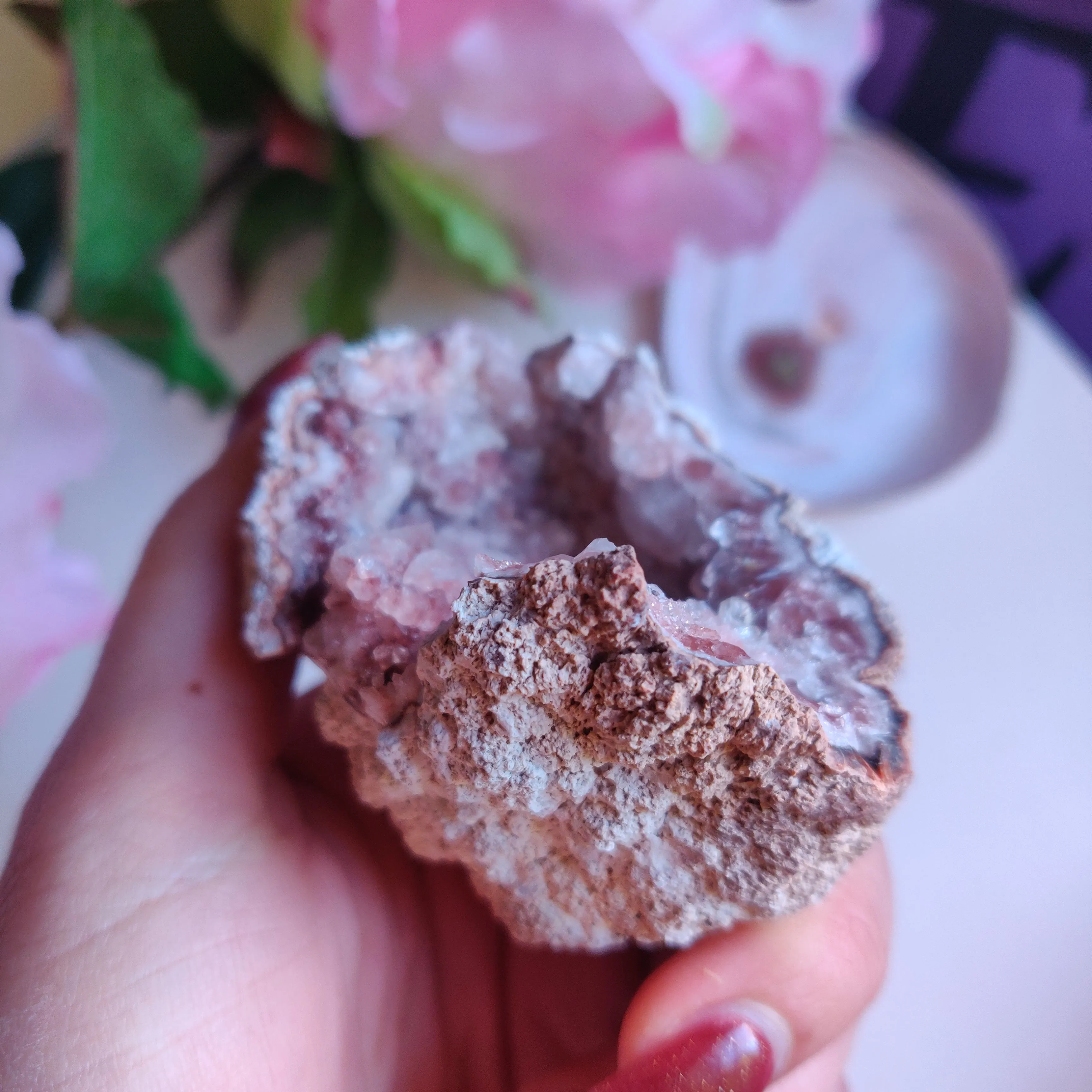 Pink Amethyst Geode (#9)