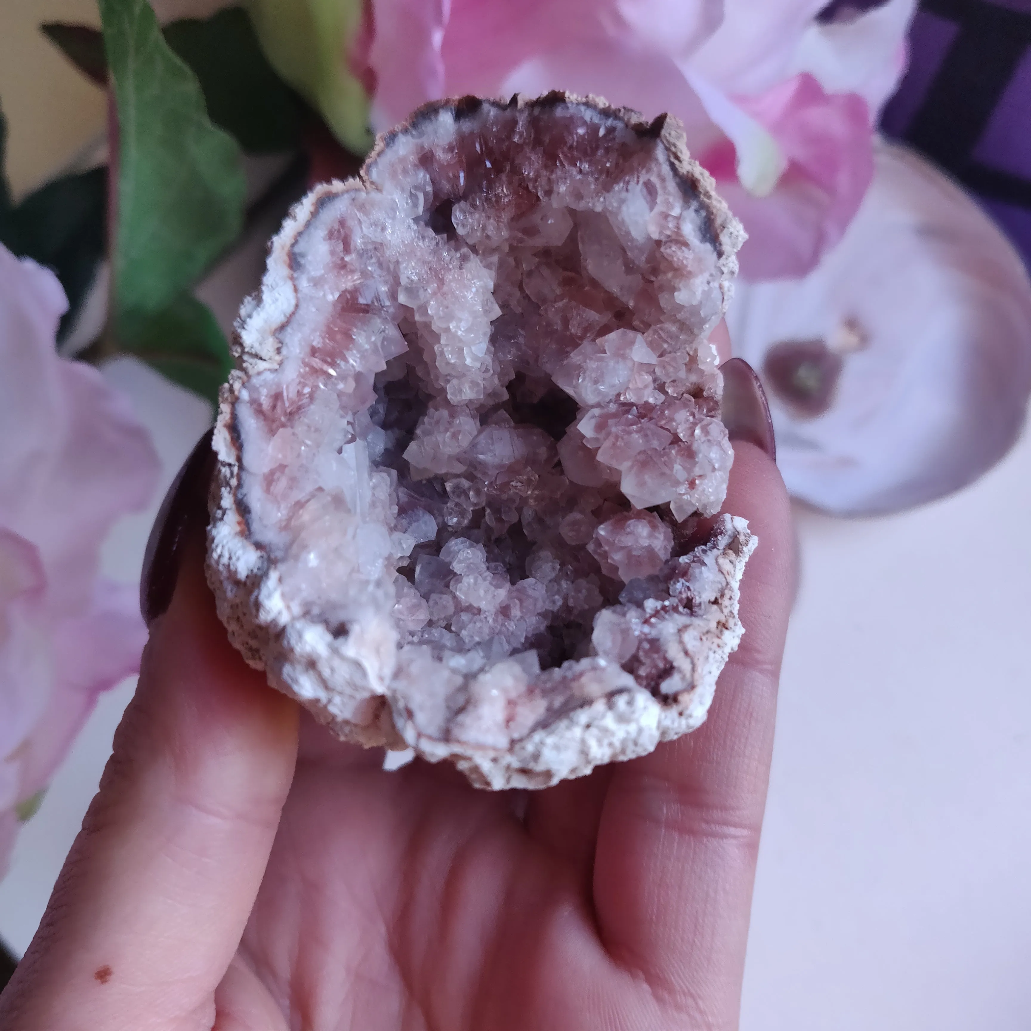 Pink Amethyst Geode (#9)
