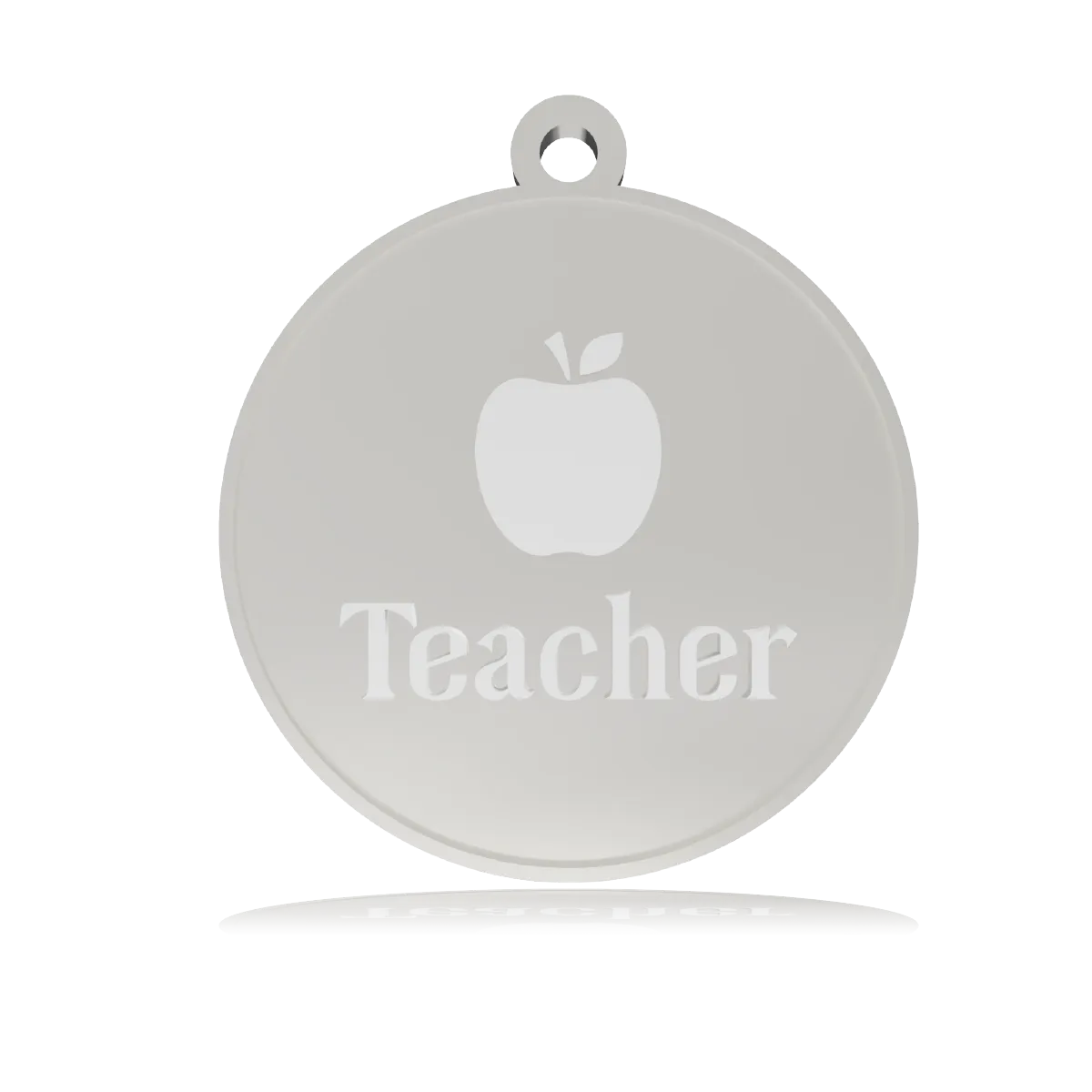 Teacher Charm with Lemonade Jade Charity Bracelet