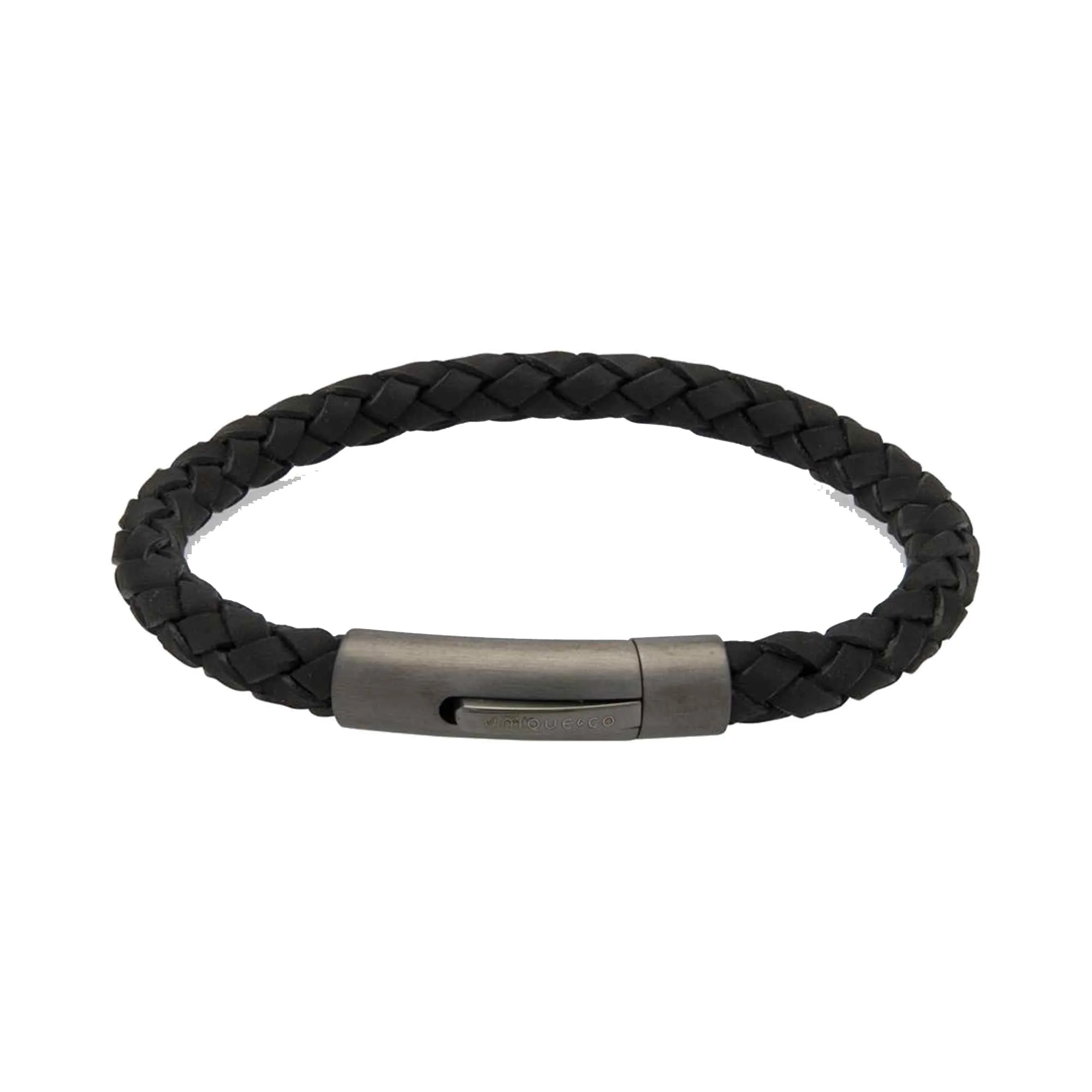 Unique & Co B425BL/21CM Men's Leather Bracelet