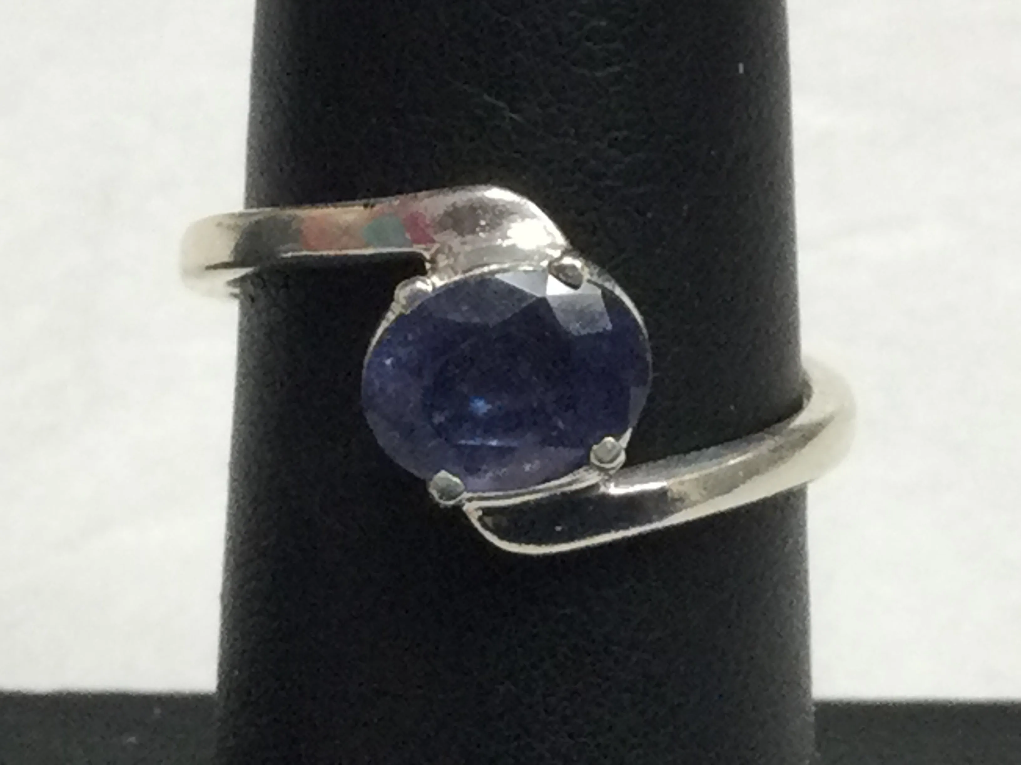 Unique Oval-Cut Tanzanite Ring