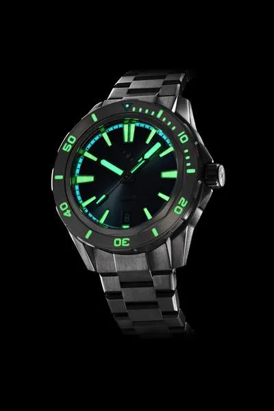 Zelos Swordfish 40mm TI Emerald Green